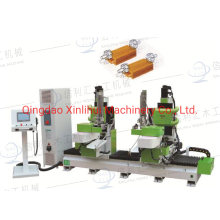 Solid Wood Door Special CNC Equipment Double-End CNC Automatic Four-Axis Boring Machine CNC Woodworking Machinery